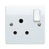 Round Pin Sockets  K2893 WHI / سوکت دارای خروجی دایروی